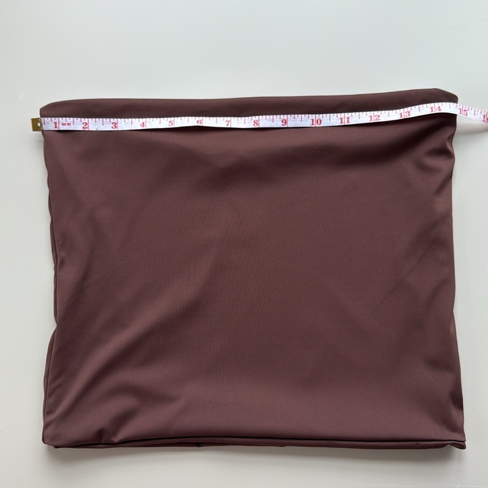 Zara Brown Elastic Bandeau/Tube Top - Size L - Picture 4 of 6
